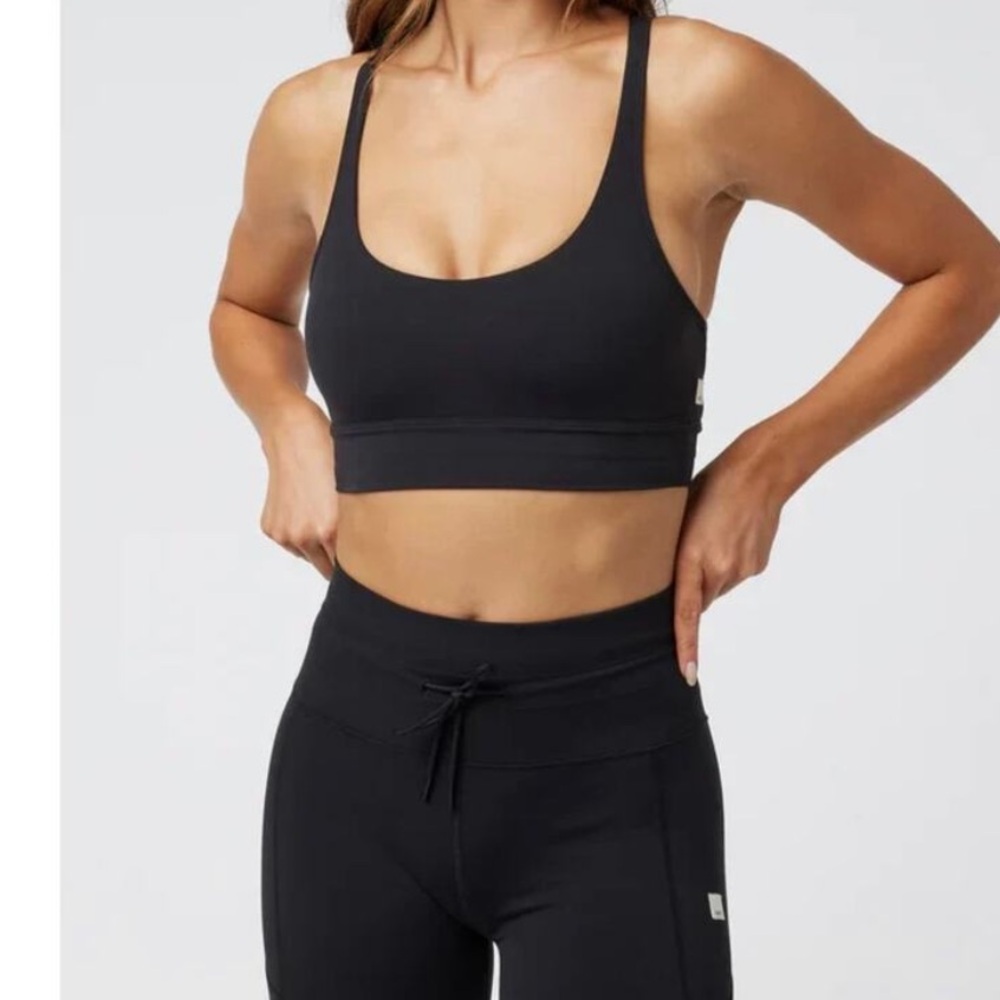 VUORI Yosemite Longline Black Bra Size M